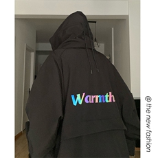 冬季连帽套头中性滑雪服保暖加绒加厚防水防风情侣款外套M25-P175，男装棉衣，电商A001-1