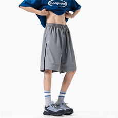 XZ602-DK8096-P40现货直播品质拉链可打开男士冰丝短裤学生五分裤，男装牛仔裤，星座602