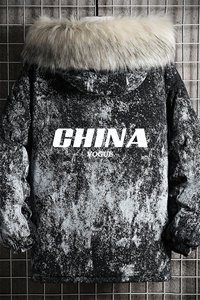 MC49001-P135 日系潮衣男大码派克服男工装服外套袄 网格图片