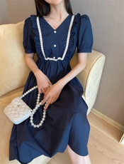 通勤韩版连衣裙，女装连衣裙，欧菲拉