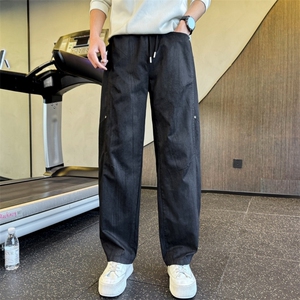 B340 K675 P70108 店主风小伙风春季新款男士水洗棉布休闲裤图片