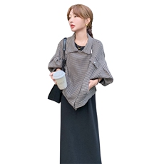 现货24年冬季呢料加厚机车外套P145K198-7703，女装毛呢外套，2C210