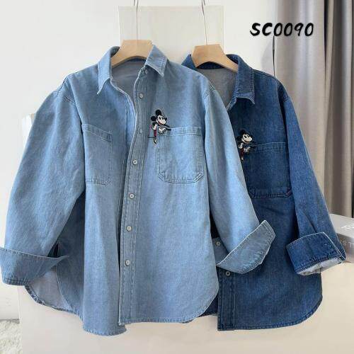 2021年春季牛仔衬衫新品，女装衬衫，尚映