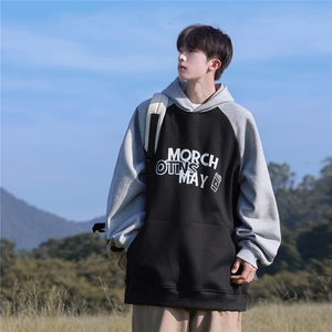 2025秋季新款 420克字母印花男套头卫衣WY826/P40控89 -70棉30涤图片