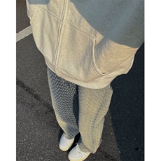 渐变扎染编织纹提花牛仔裤男款美式复古vibe裤子直筒显瘦高微喇裤，男装牛仔裤，星座601-1