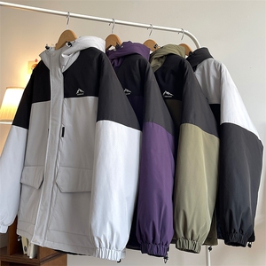 新款港风棉服大口袋宽松时尚港风青少年棉袄外套MY9305P-95图片