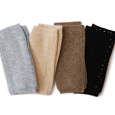 2025秋冬百搭时尚烫钻工艺羊绒手套舒适保暖，手套，远腾羊绒