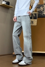 B221美式ins高街百搭修身微喇弹力牛仔裤LK24377-特P38控68，男装牛仔裤，电商B221