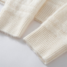 2025布袋拼色袖七针男士羊绒衫，男装羊绒套衫，铂欧羊绒