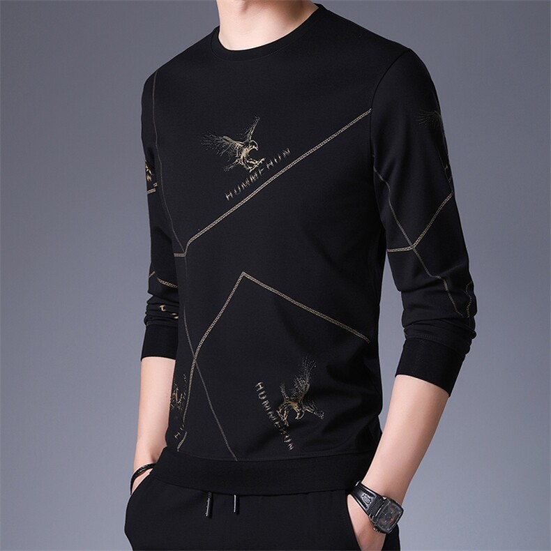 SA8632钱塘2020-2中青年男士百搭圆领时尚休闲冬季卫衣P67,男装卫衣,钱塘207-2