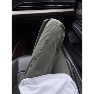 B221美式ins高街暗黑休闲宽松做旧牛仔裤LK24400-特P52控89