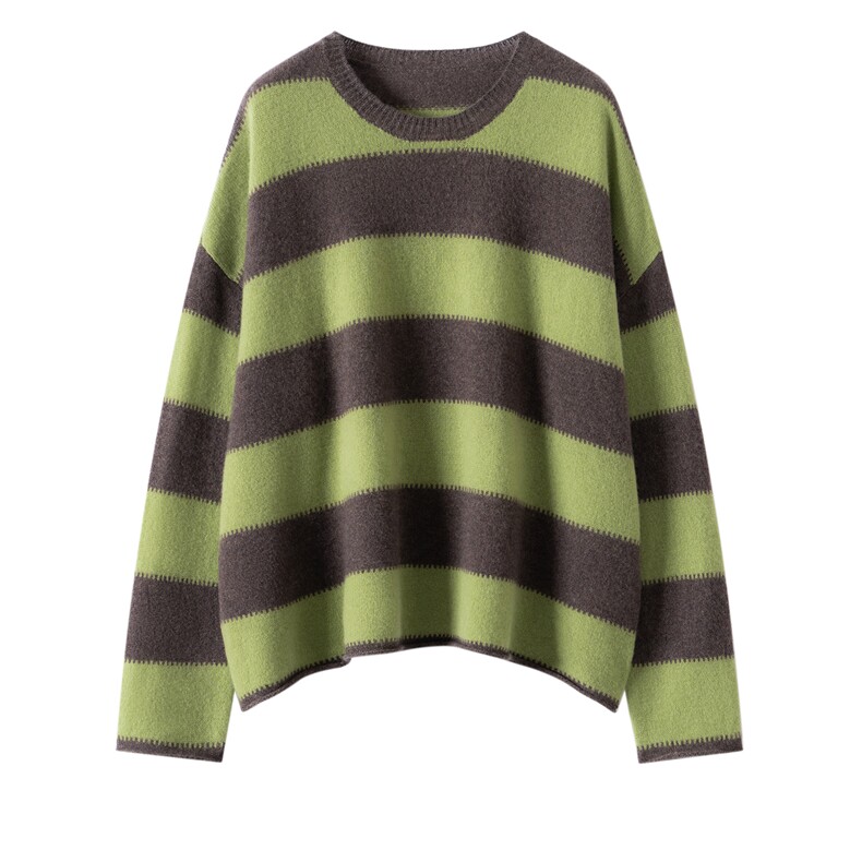 2025年秋季套头单件长袖圆领时尚百搭休闲通勤，女装羊绒衫，澳冬特羊绒