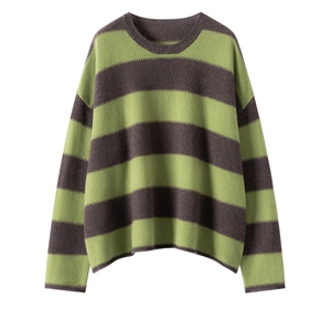 2025年秋季套头单件长袖圆领时尚百搭休闲通勤，女装羊绒衫，澳冬特羊绒