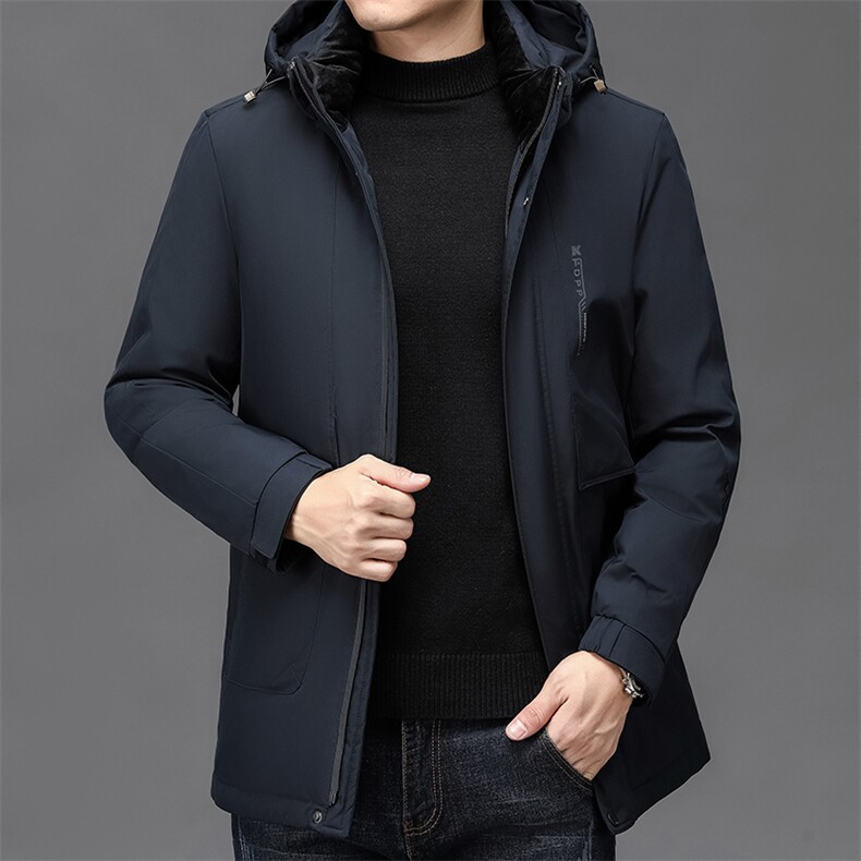 NN8339钱塘2020-3新款商务休闲冬季厚款中年男士羽绒服P200,男装羽绒服,钱塘207-3