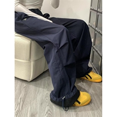 美式高街加绒工装裤女秋冬高腰阔腿休闲慵懒松弛感运动裤KB399，男装休闲裤，星座1116A（原606A-3）