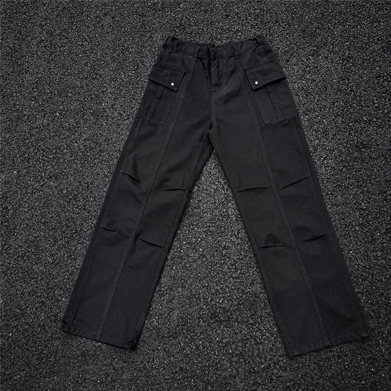 工装裤直筒B342-K9041-P55,男装工装外套,电商B342