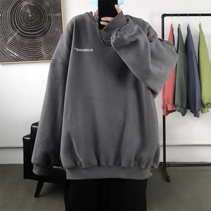 W33 情侣印花圆领秋冬卫衣 常规P28 加绒P38 S-5XL 支持定制图片