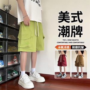 抖音品质夏季新款休闲短裤男青年薄款五分A146-GY501特p35量大优图片