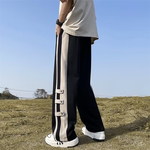 时尚潮牌男士韩版潮流裤新款宽松大码百搭休闲运动长裤子D243/P38图片
