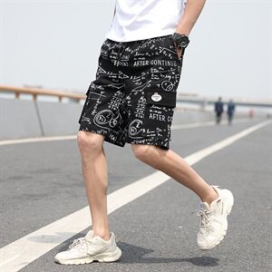 20夏季新款日系大码迷彩工装宽松潮流五分裤休闲短裤DK303-P45图片