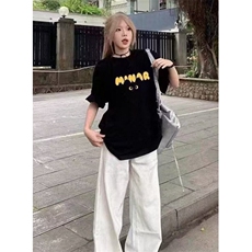 高街猫咪五分短袖t恤女2025新款夏季设计感小众黑色上衣TAC72，男装T恤，星座1116A（原606A-3）
