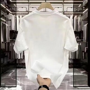 平安暴富纯棉t恤夏季男款高品质印花t恤重磅纯棉男短袖图片