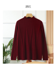 2025年秋季时尚百搭通勤简约休闲短自由领中厚，女装羊毛衫，温瑞