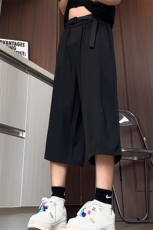 K5047/特P30夏季新款透气激光打孔网眼过膝七分裤男凉感冰丝裤子，男装休闲裤，电商A141