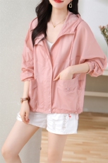 时尚休闲夏季防晒衣女2025新款宽松大码透气薄款外套防晒服小个子，女装防晒衣，慕咨