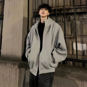 【网图现货】美式重磅连帽加绒加厚卫衣男W49/P65图片