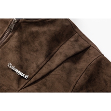 白底金属装饰雾霾脏脏灰解构大码M-5XL皮衣夹克男JK78049P85控138，男装皮衣，星座227-7