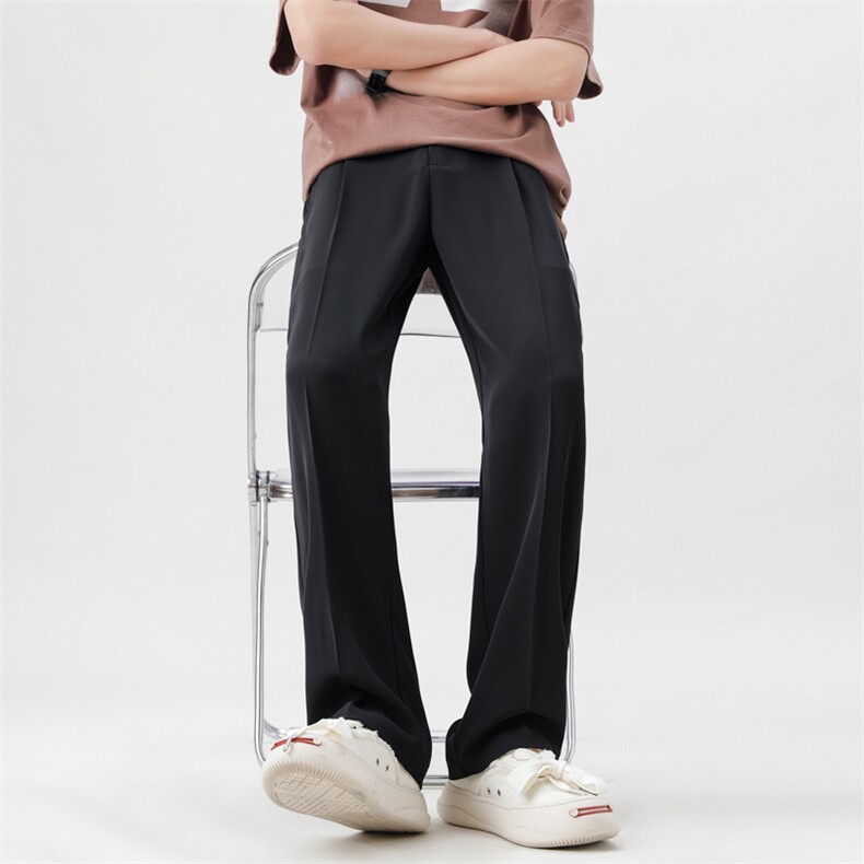 品质全包边高档面料丝滑冰丝休闲小西裤K410-P60(控88）,男装休闲裤,电商A057