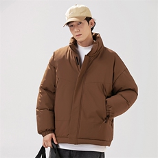 现货美式高街休闲夹克冬季立领纯色三防户外工装加厚棉服外套，男装夹克，电商A486