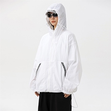 F718P60防晒指数50+薄款宽松大码港风防晒衣夹克皮肤衣，男装防晒衣，星座1204-3