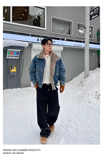 座山雕牛仔飞行服外套514-925-P138图片
