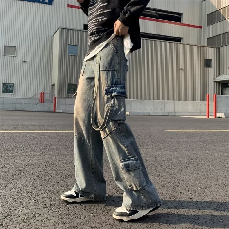 美式牛仔裤男款秋季长裤休闲潮 N1077 -P58图片