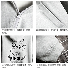 KS21078-P38连帽开衫卫衣男运动外套大码班服网格挂拍，男装卫衣，电商A040A