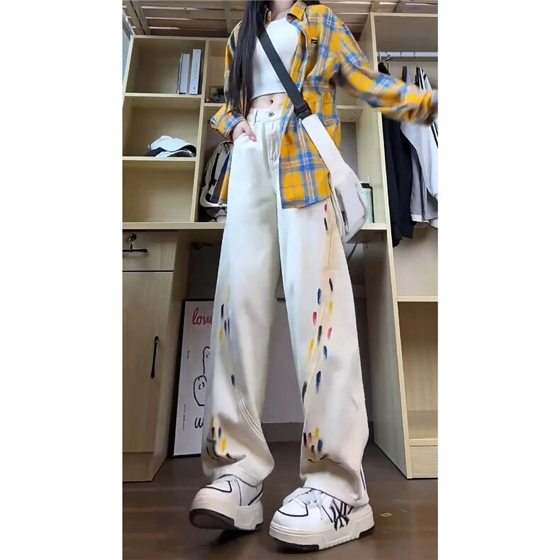 GJ15-P50灰色工装裤女夏季2025新款高腰垂感降落伞休闲运动,男装工装外套,电商B323A