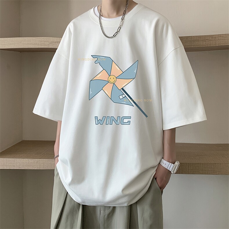 230g重磅纯棉短袖t恤男大码半袖半截袖 DX17112-P20图片