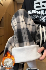 薄款改加绒冬季大码宽松加绒抽绳束脚裤男K1264J加绒-特P50控88，男装卫衣，电商A001