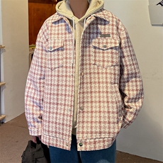 小香风夹克男宽松潮流韩版学生外套上衣A071-JK102-P98128，男装夹克，电商A071