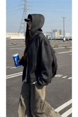 2026春季新款C7062-TP5588扎染设计感连帽开衫卫衣外套男女，男装卫衣，电商A102