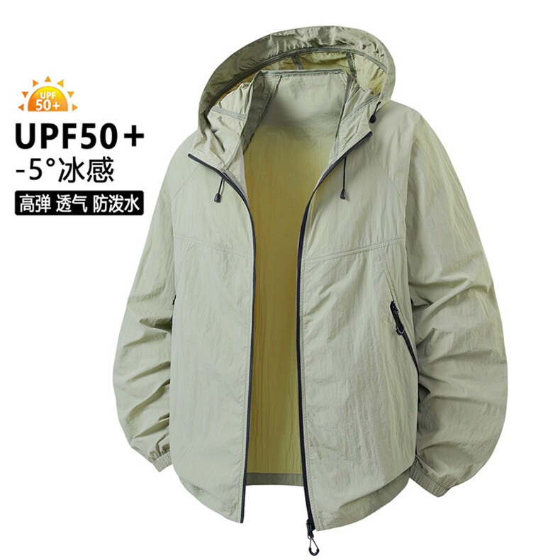 2025夏季新款中性风冰丝时尚凉感轻薄透气防晒服皮肤衣F2377-P30,男装夹克,星座1402-1