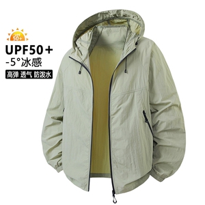 2025夏季新款中性风冰丝时尚凉感轻薄透气防晒服皮肤衣F2377-P30图片