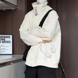 JK5006/P65春装新款个性刺绣立领飞行员夹克男潮流上衣外套图片