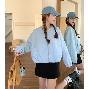 2025春季新款韩版宽松休闲百搭棒球服外套女设计感小众夹克上衣潮图片
