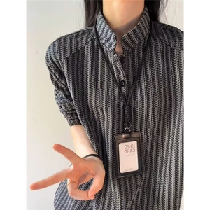 港风秋款男女立领卫衣鱼骨纹宽松休闲夹克外套WY0053 P38,男装夹克,星座1013-1