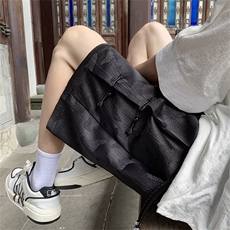 新中式盘扣休闲短裤男夏季风D2232P38，男装牛仔裤，星座1116-2