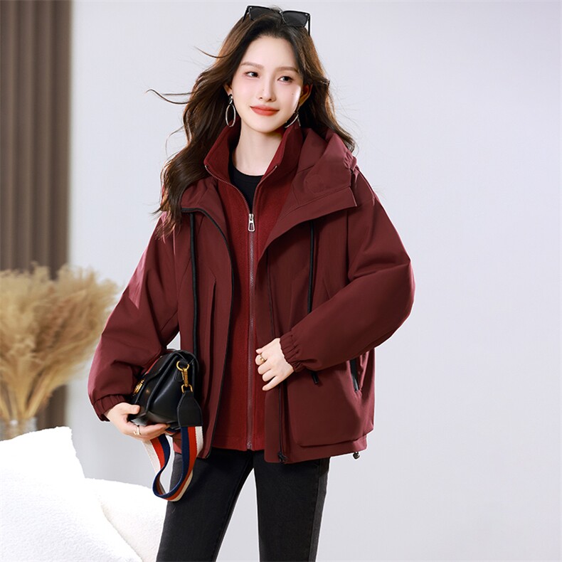 2025年冬季新款时尚简约派克内搭现货，女装派克服，婷思杰（原婷想服饰）