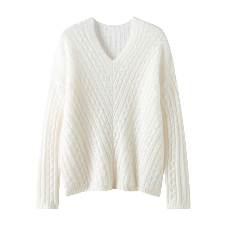 2025年秋季时尚百搭通勤简约休闲V领蝙蝠衫，女装羊绒衫，暖习羊绒